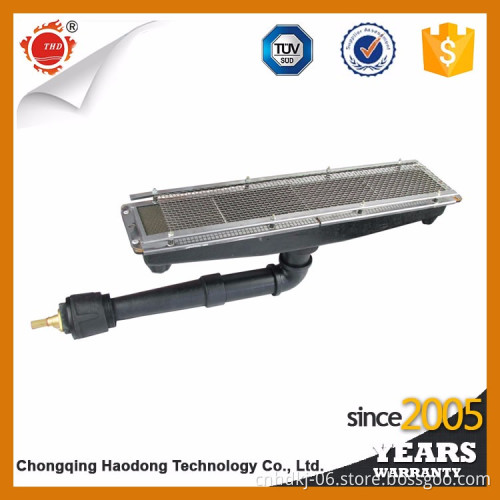 Infrared gas burners for infrared drying and curing systems
